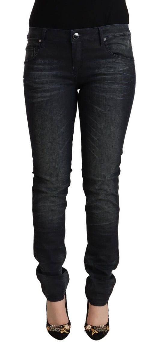  - Sleek Black Washed Slim Fit Jeans