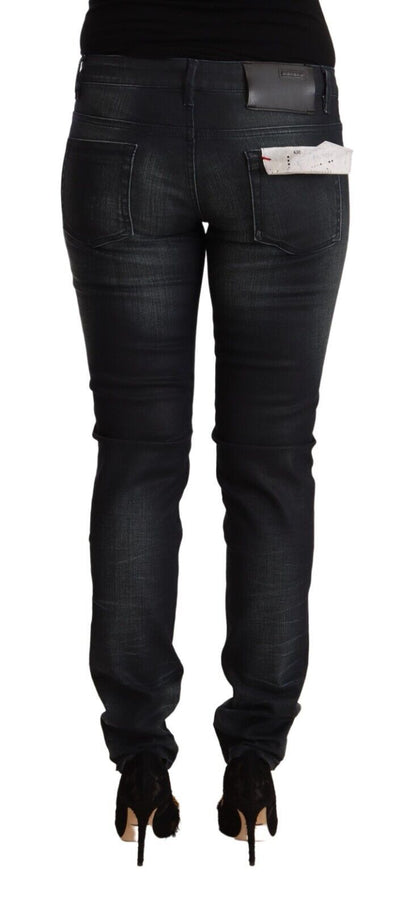  - Sleek Black Washed Slim Fit Jeans