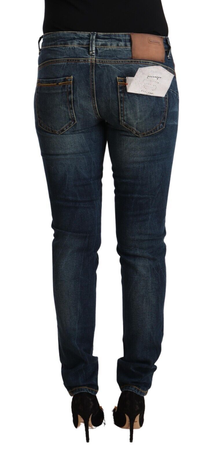  - Elegant Slim Fit Low Waist Denim Jeans