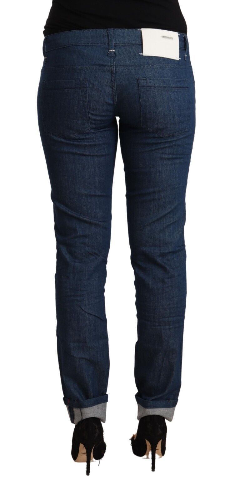 Sleek Low Waist Skinny Denim