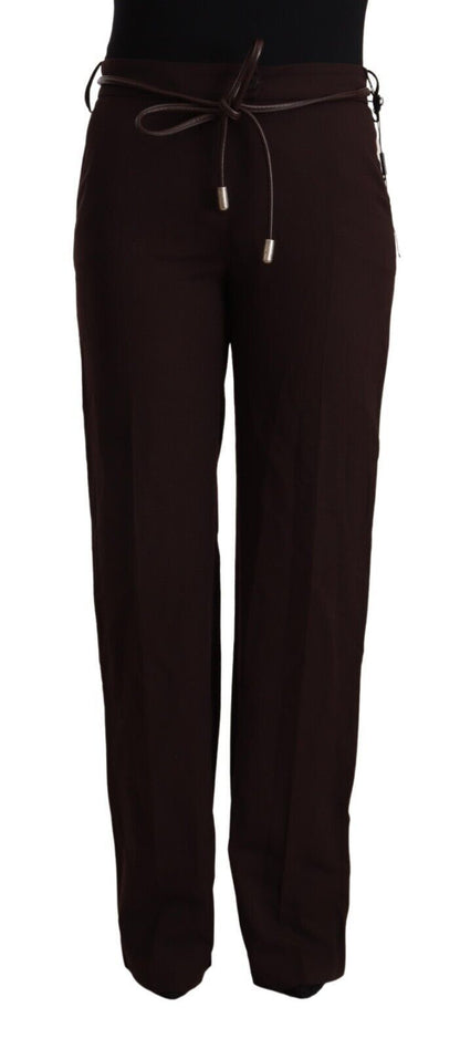  - Elegant High Waist Straight Formal Pants