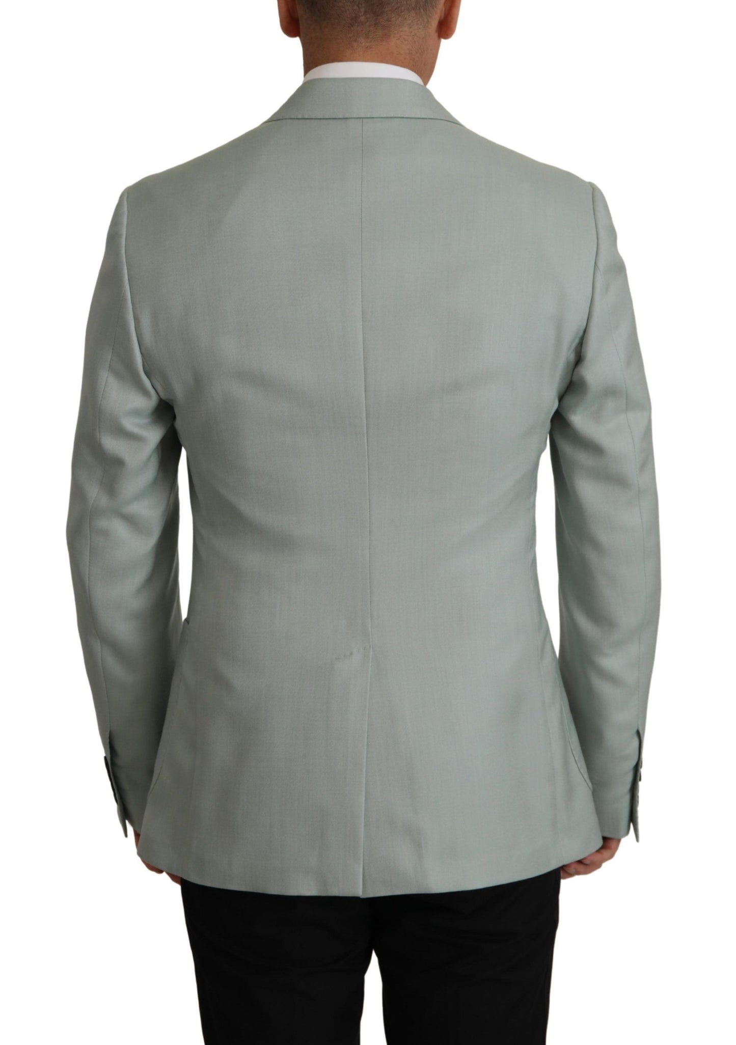  - Elegant Slim Fit Cashmere Silk Blazer Jacket