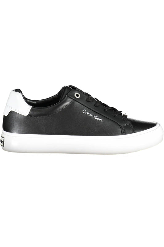 Black Leather Women Sneaker - The Luxe Alliance