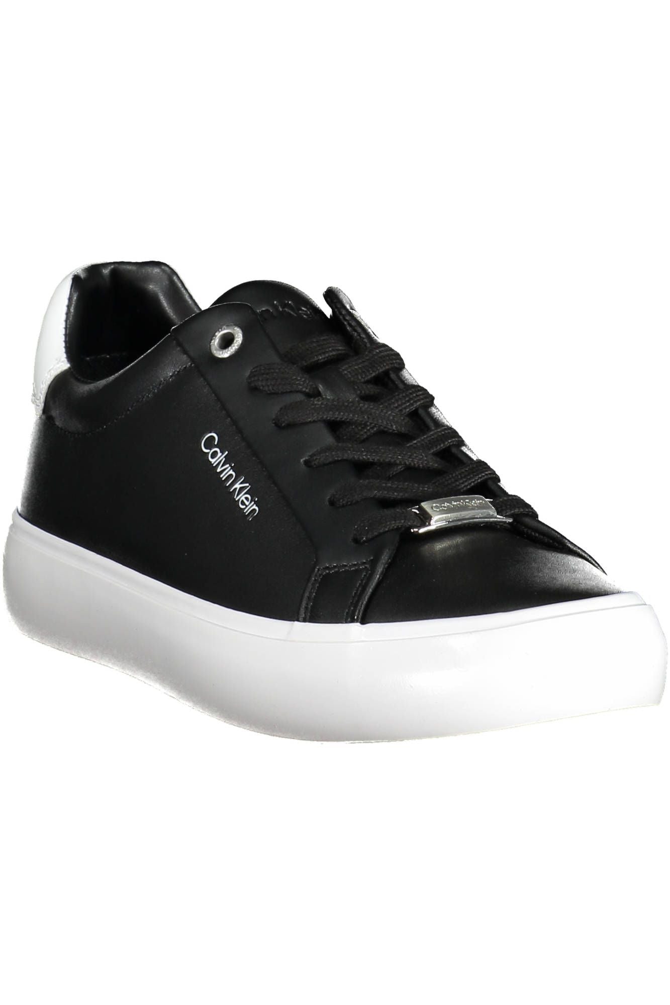 Black Leather Women Sneaker - The Luxe Alliance