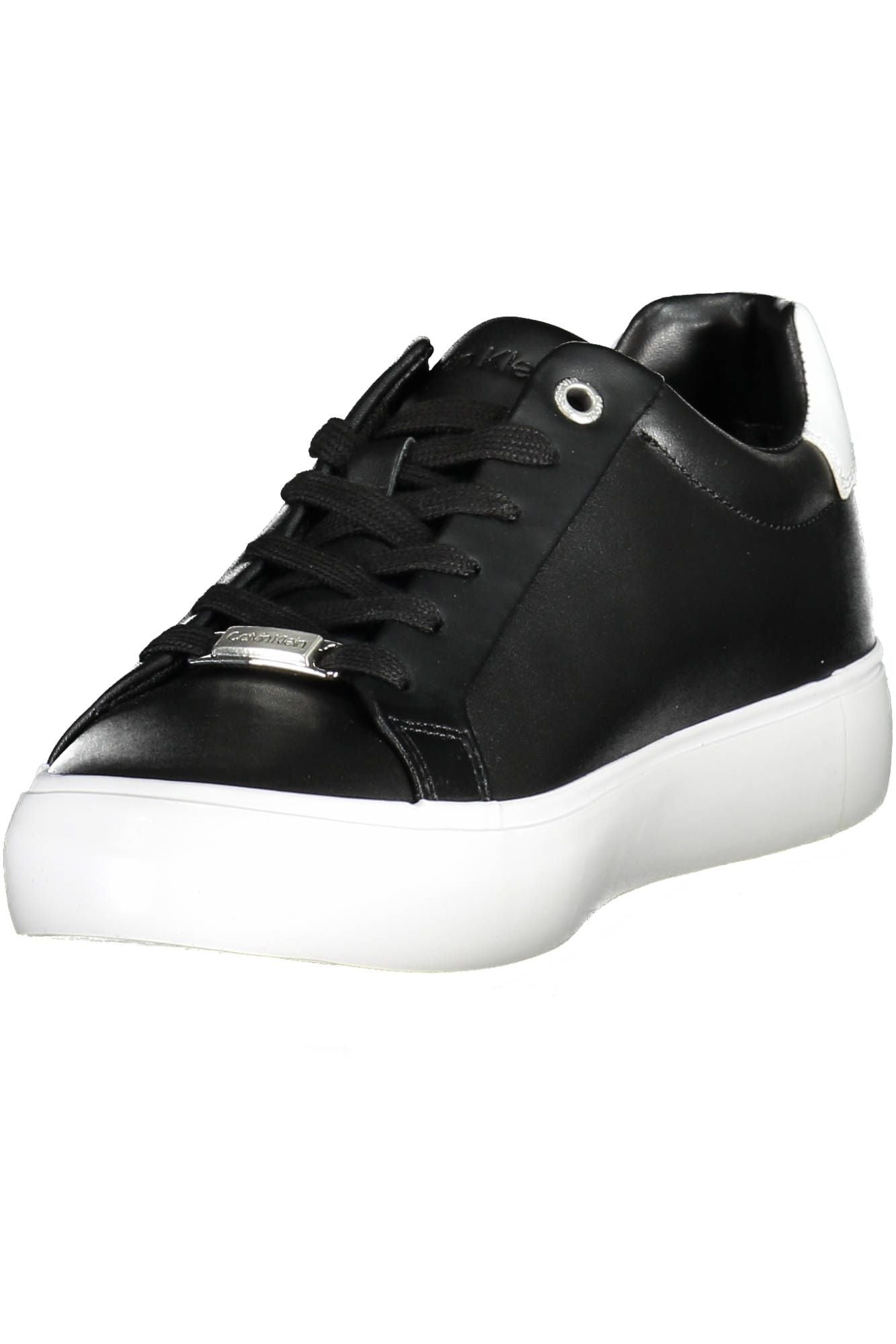 Black Leather Women Sneaker - The Luxe Alliance