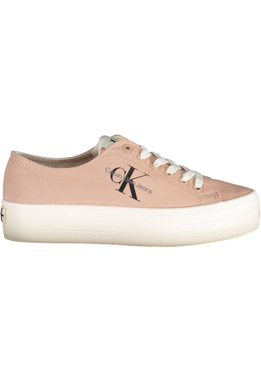  - Pink Cotton Women Sneaker