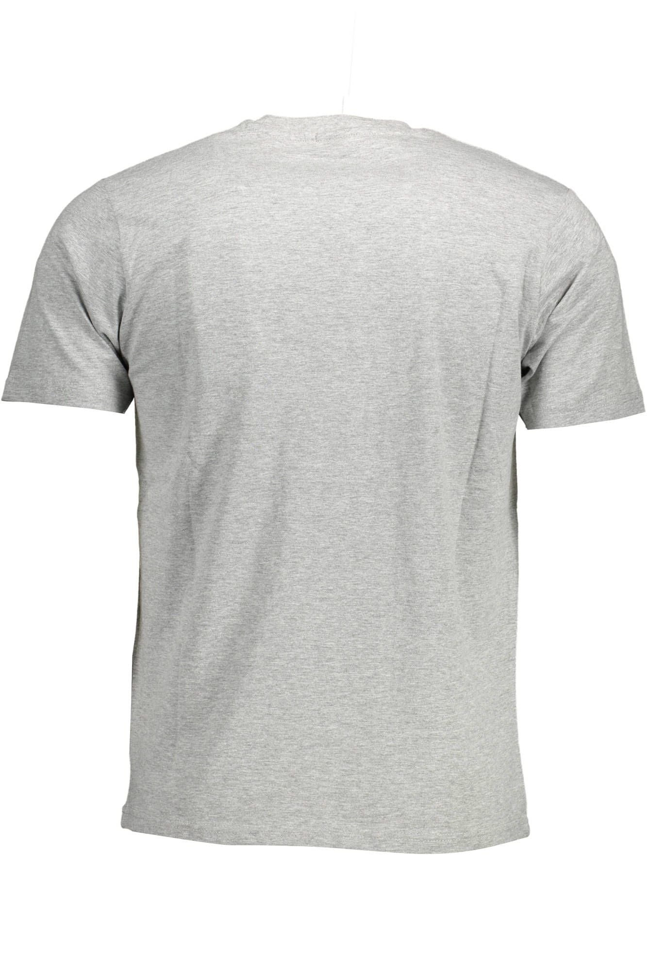  - Gray Cotton Men T-Shirt