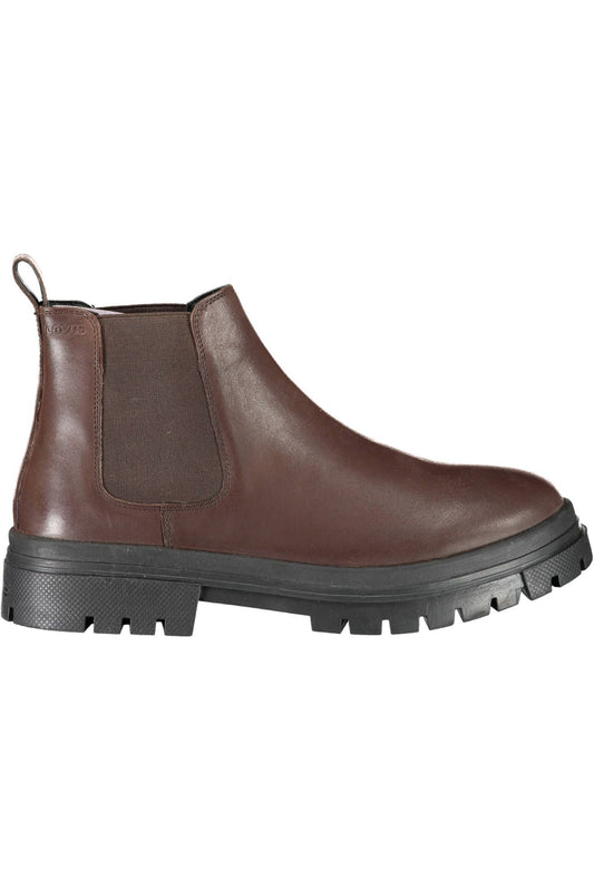  - Brown Leather Men Boot