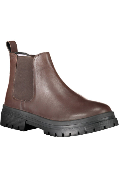  - Brown Leather Men Boot