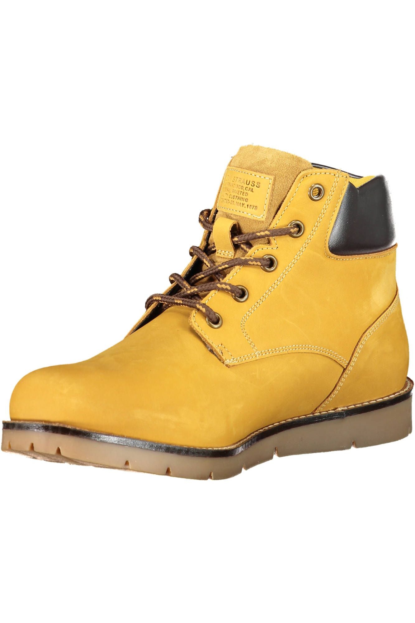  - Yellow Leather Men Boot