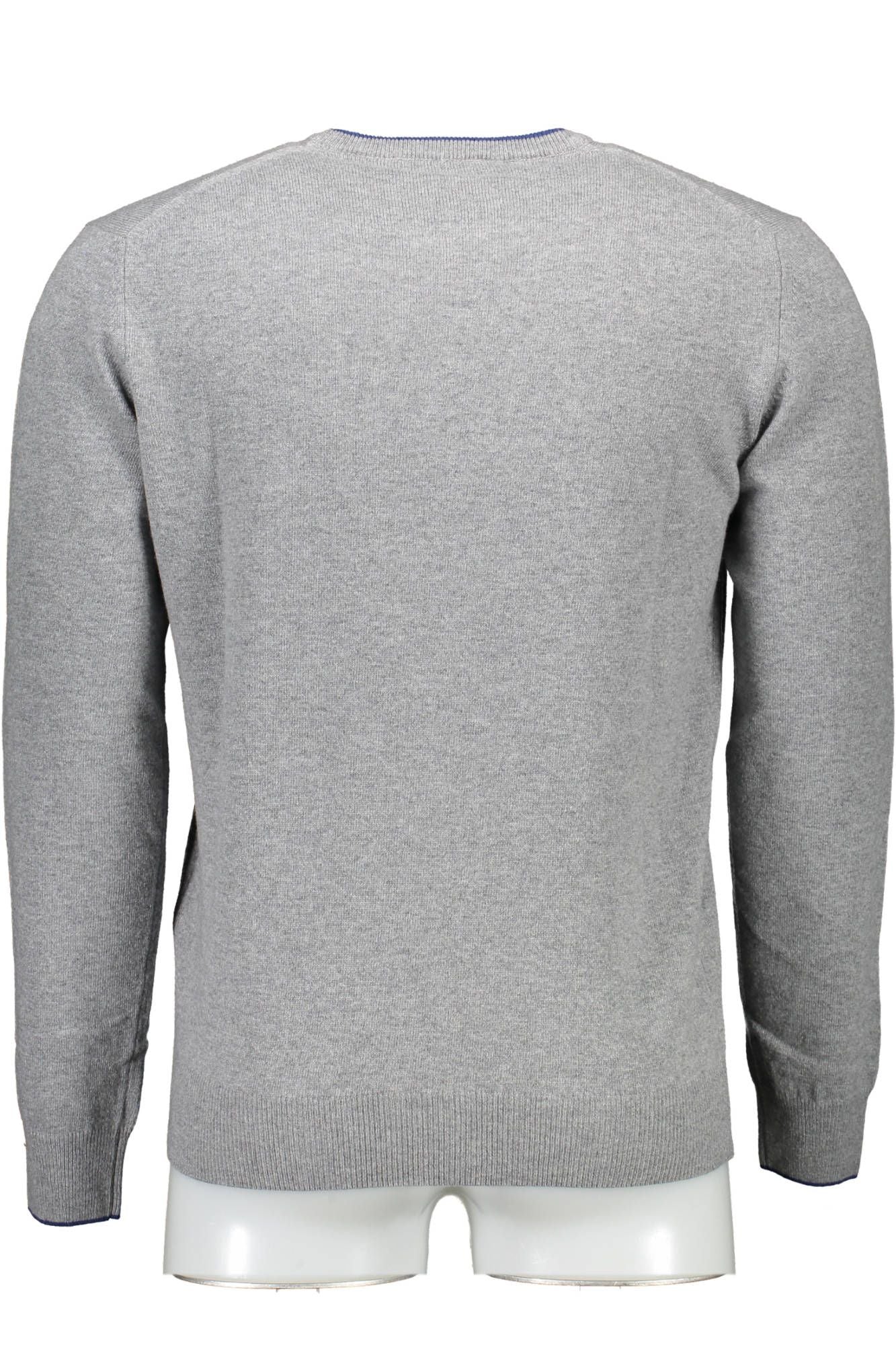 Gray Wool Men Sweater