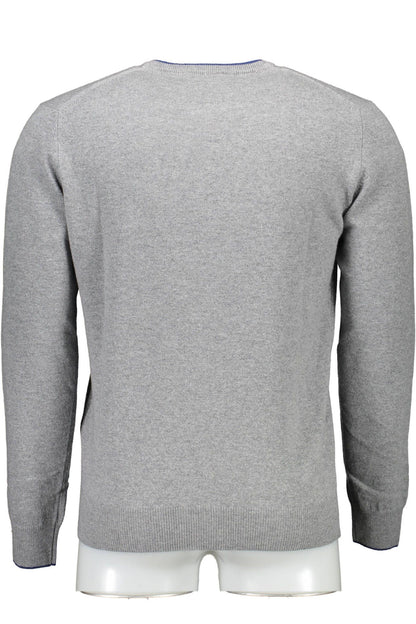 Gray Wool Men Sweater - The Luxe Alliance