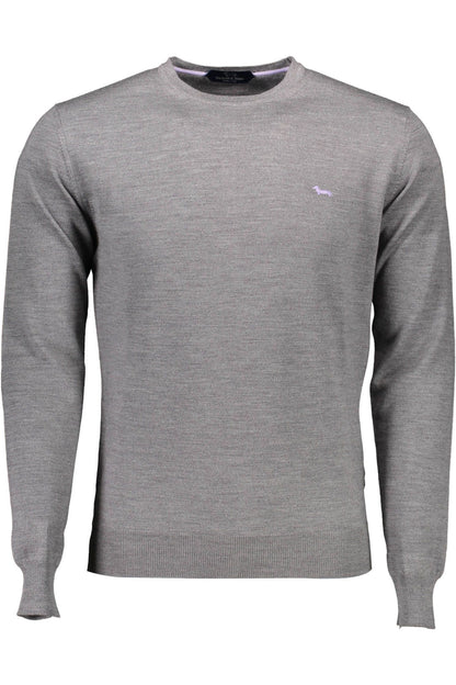 Gray Wool Men Sweater - The Luxe Alliance