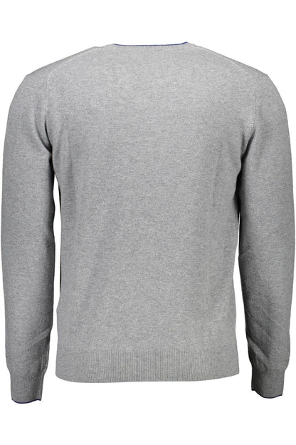 Gray Wool Men Sweater - The Luxe Alliance