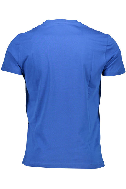  - Blue Cotton Men T-Shirt