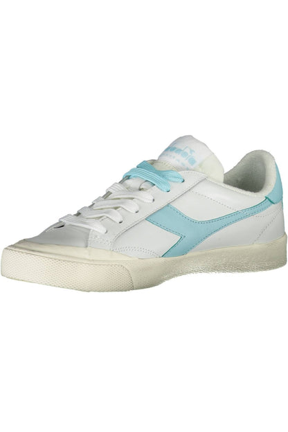  - White Leather Women Sneaker