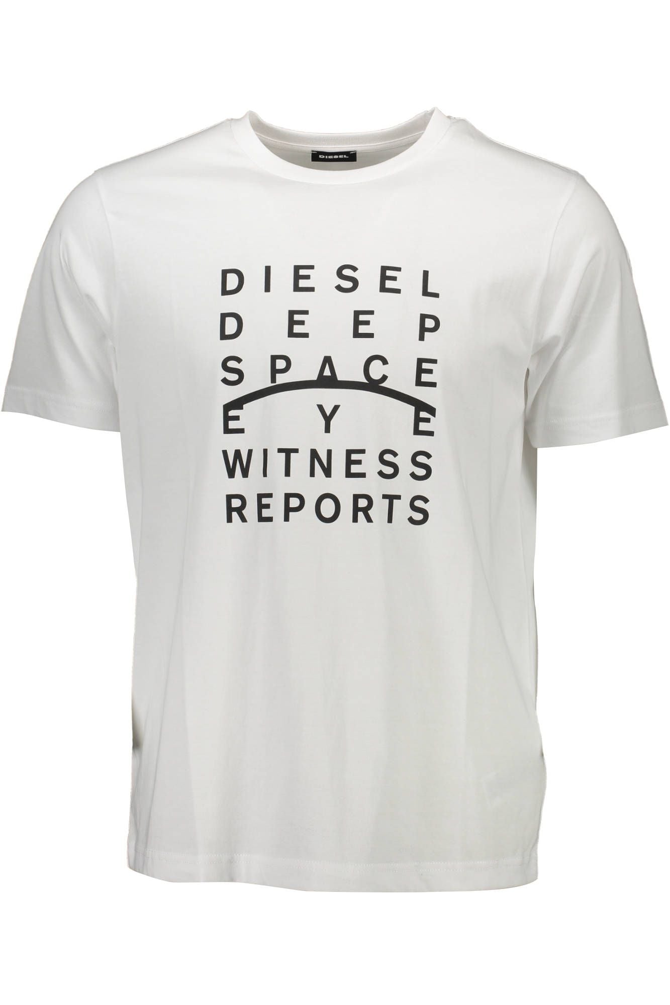  - White Cotton Men T-Shirt