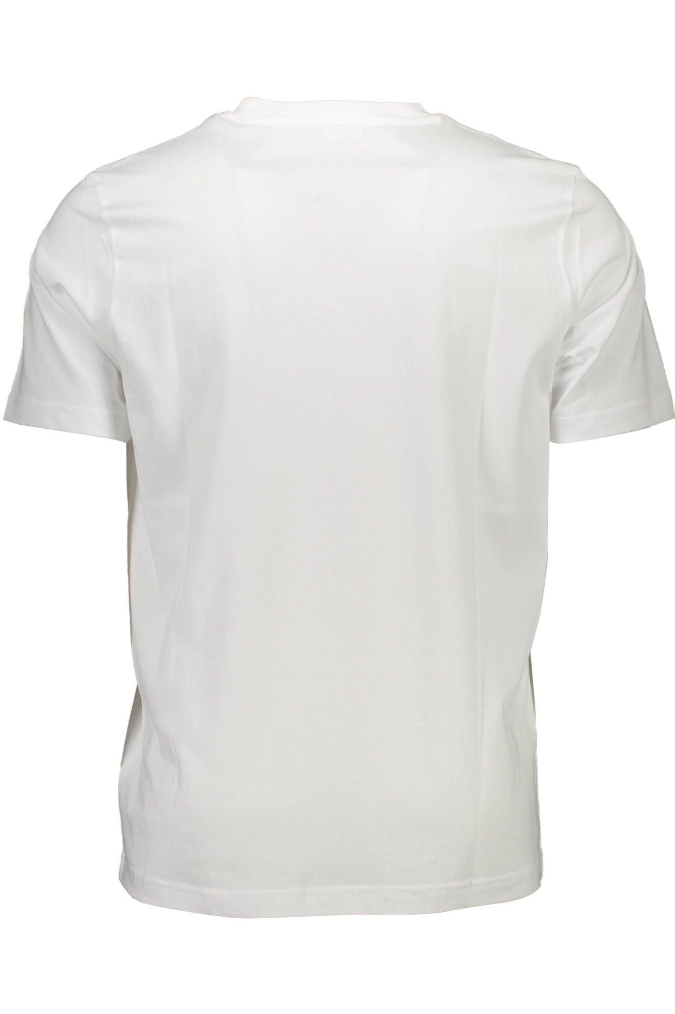  - White Cotton Men T-Shirt