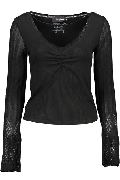  - Black Viscose Women Sweater