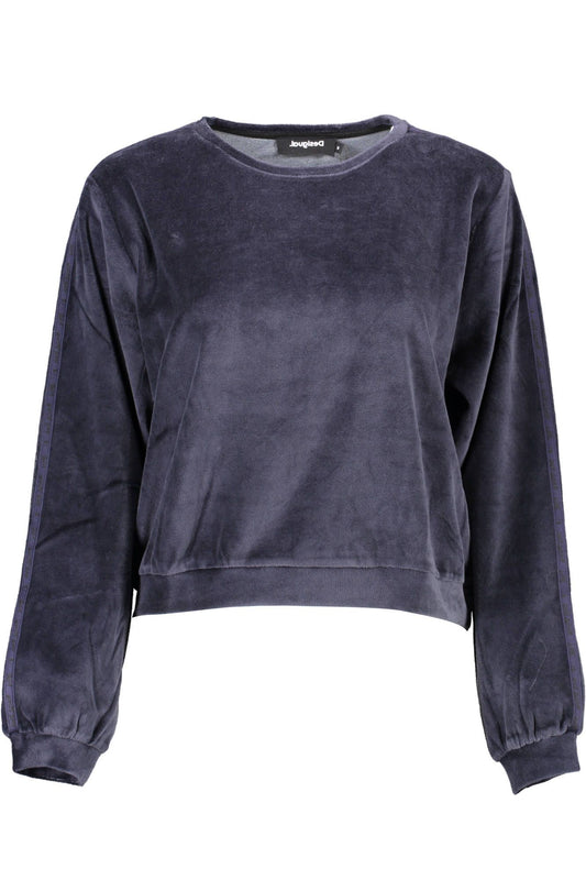  - Blue Cotton Women Sweater