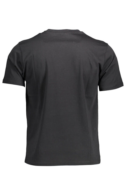  - Black Cotton Men T-Shirt