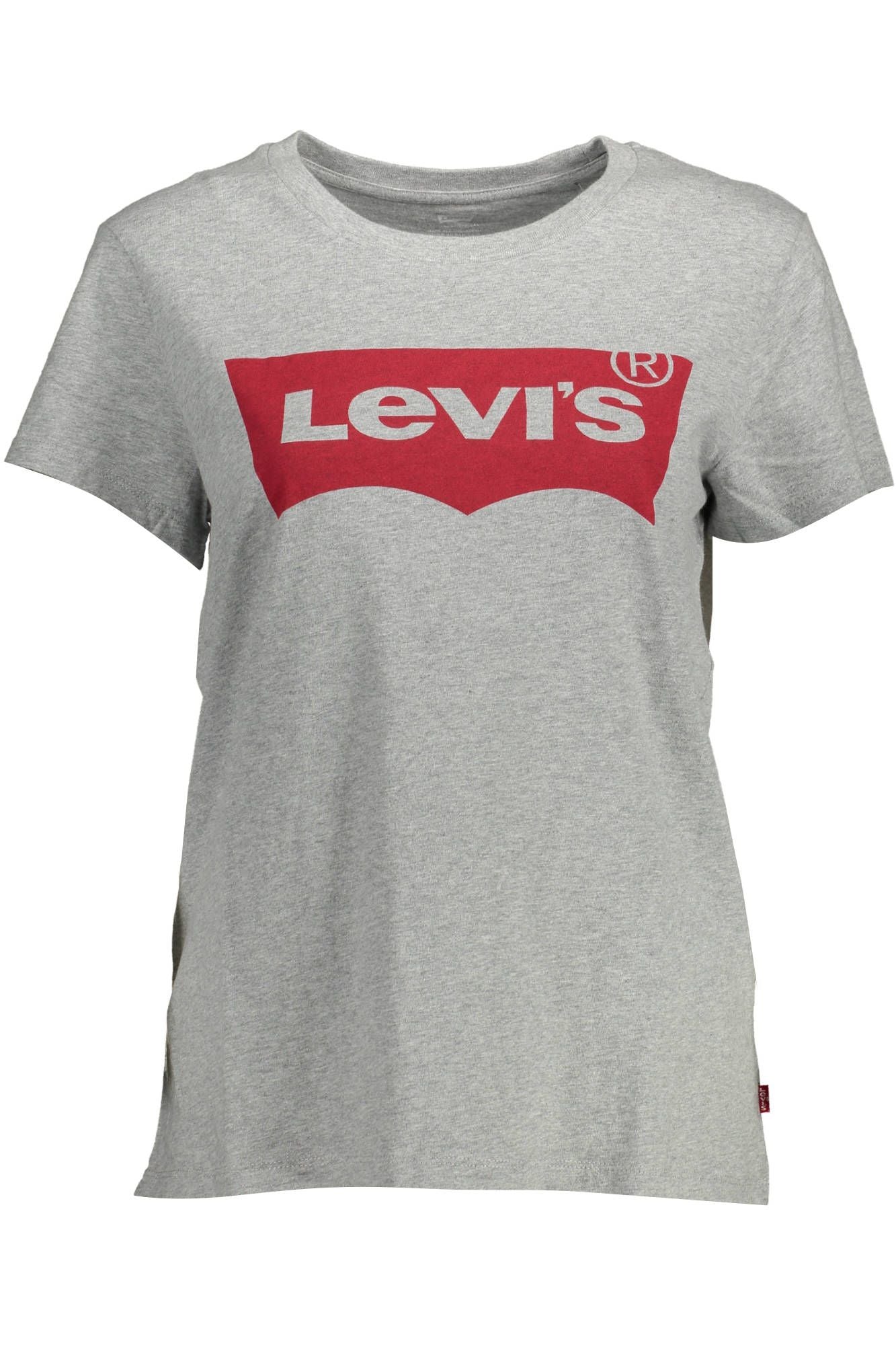  - Gray Cotton Women T-Shirt