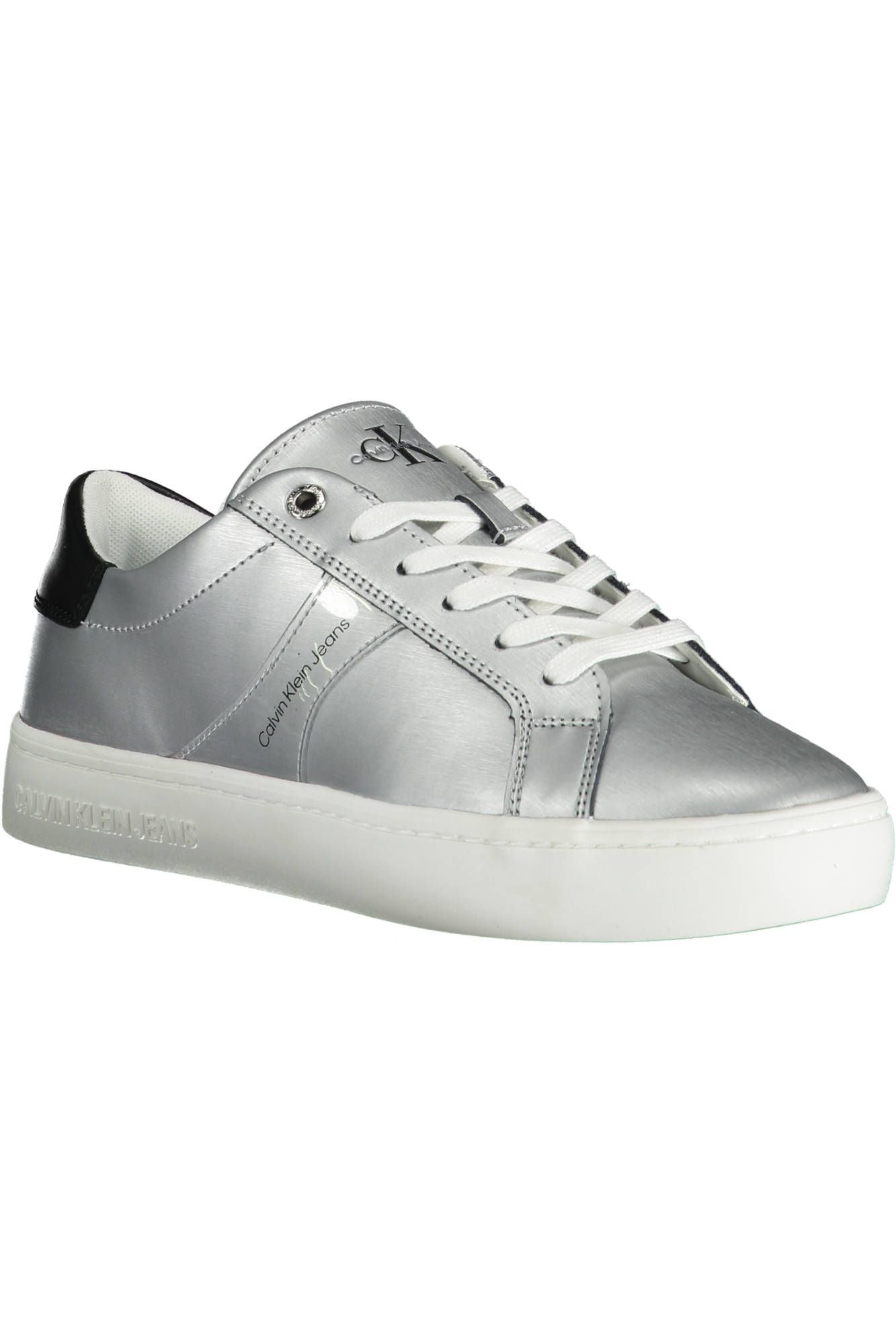 Silver Cotton Women Sneaker - The Luxe Alliance