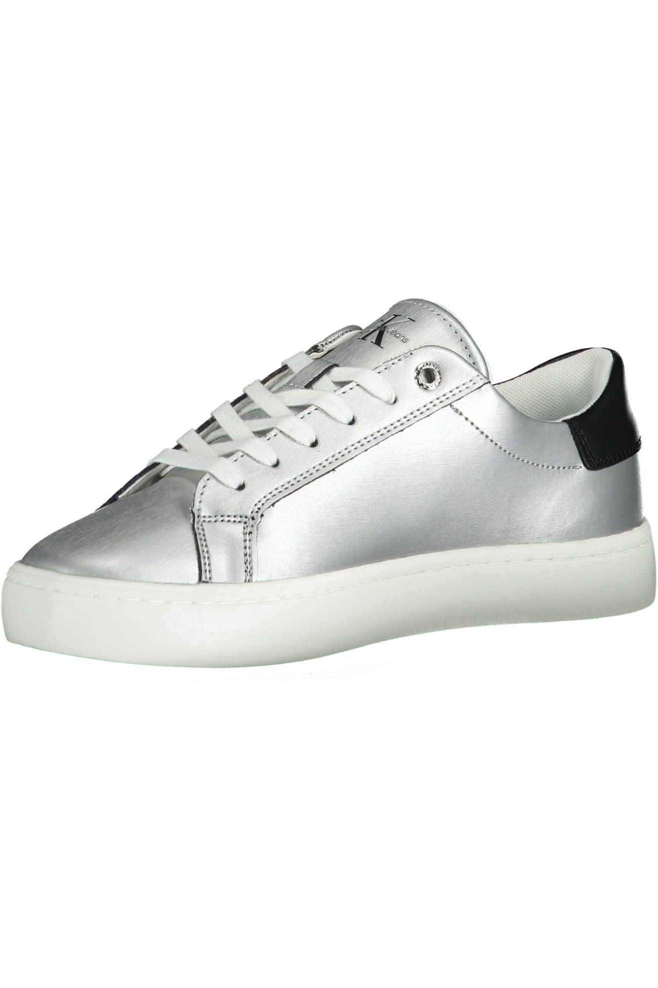 Silver Cotton Women Sneaker - The Luxe Alliance