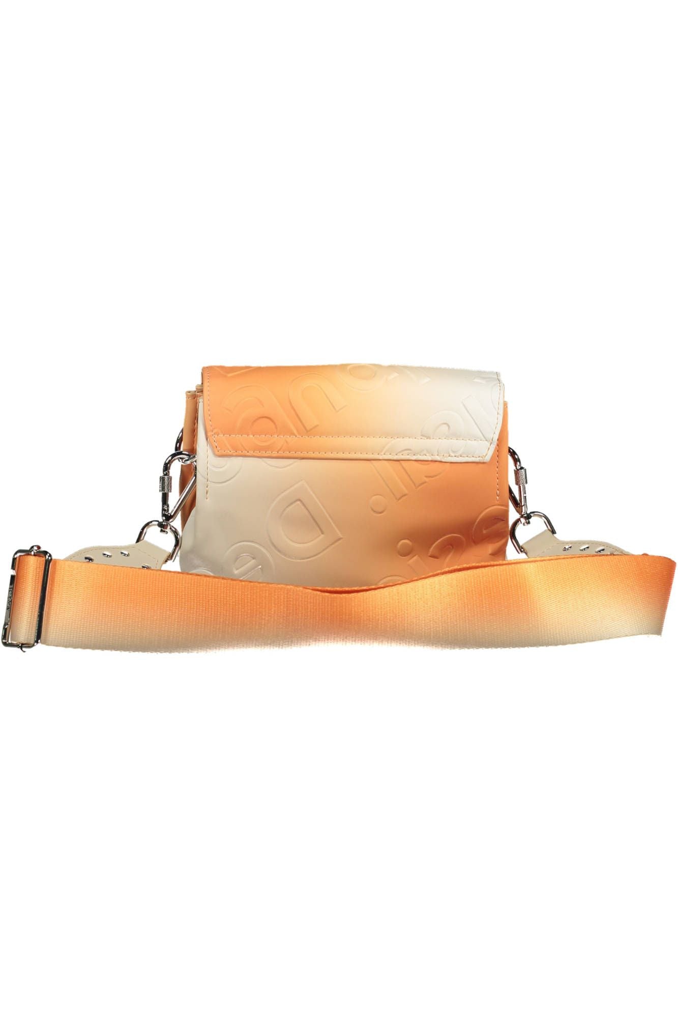  - Orange Polyethylene Women Handbag