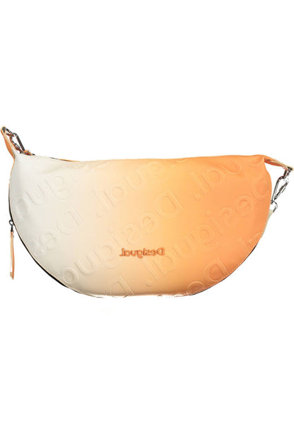  - Orange Polyethylene Women Handbag