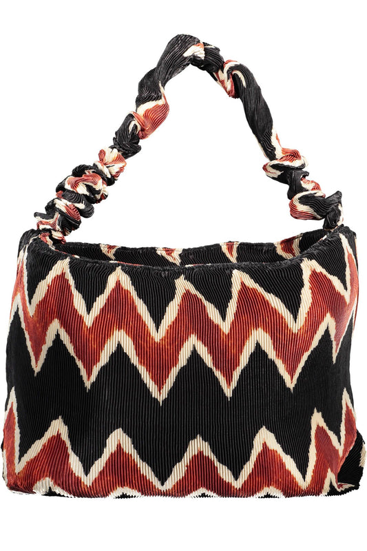  - Black Polyester Women Handbag