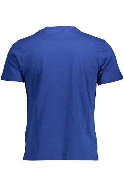  - Blue Cotton Men T-Shirt