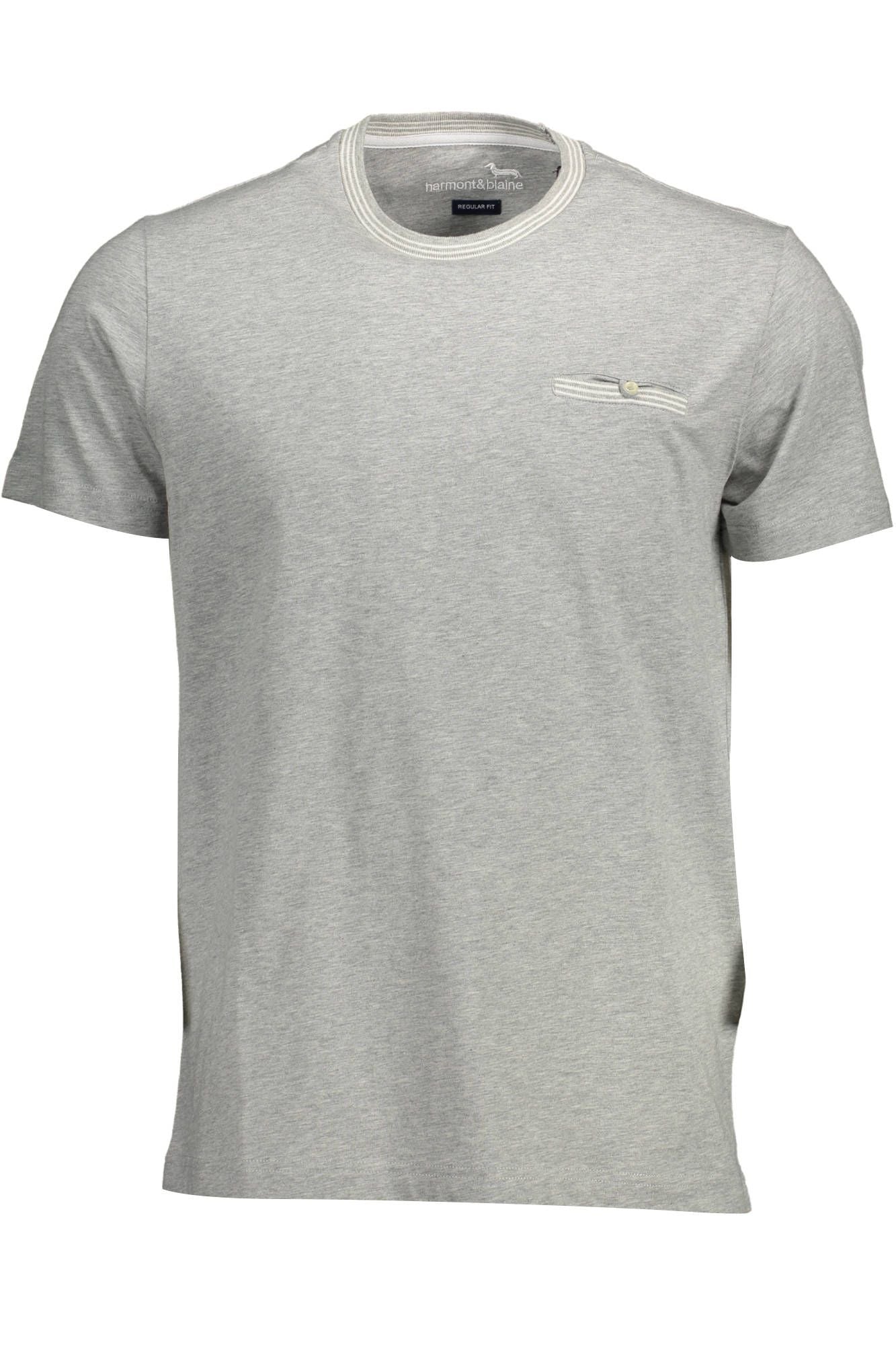 Gray Cotton Men T-Shirt - The Luxe Alliance