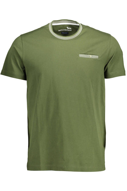 Green Cotton Men T-Shirt - The Luxe Alliance