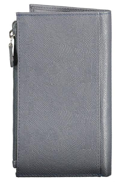  - Blue Leather Men Wallet