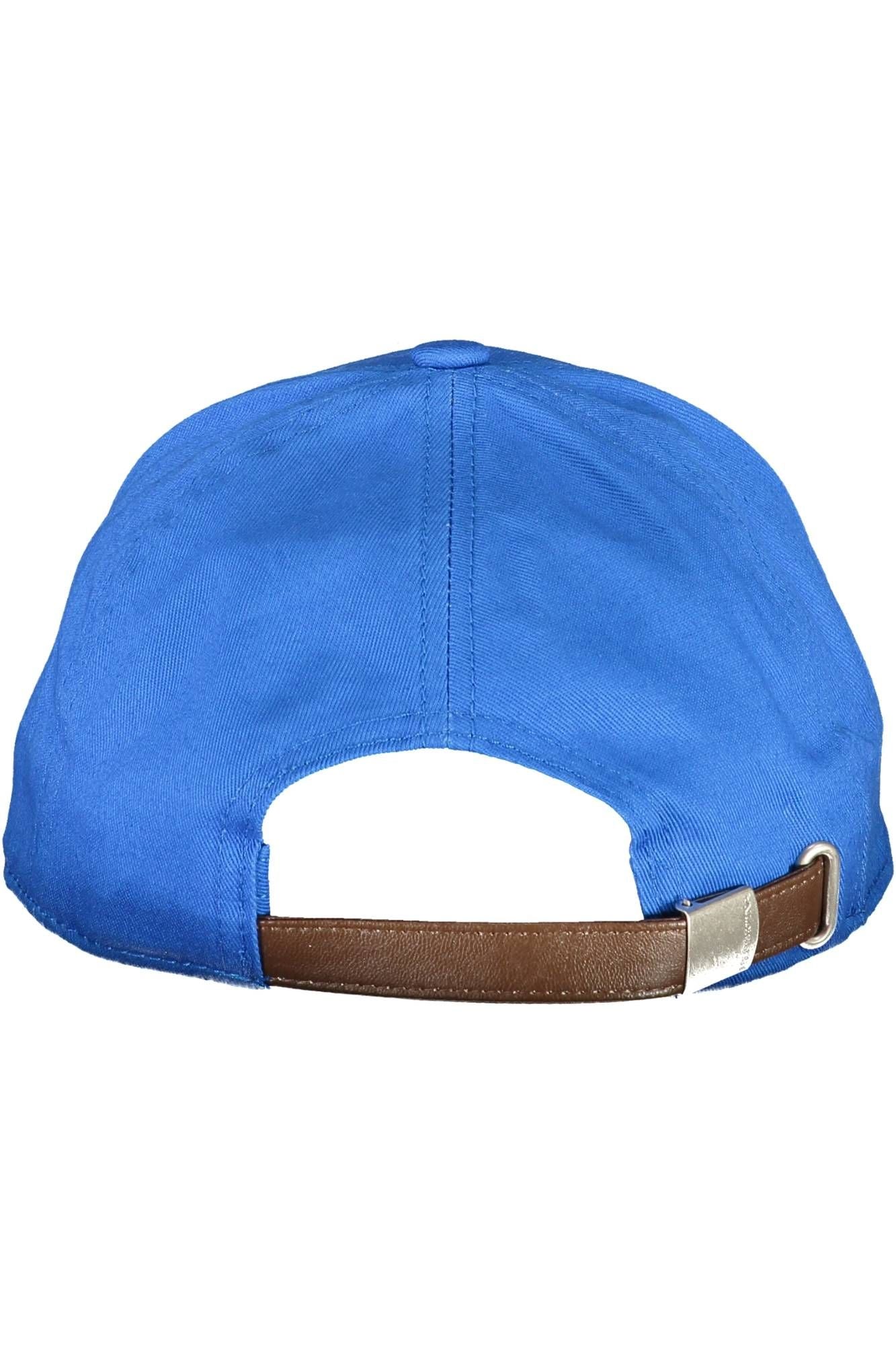 Blue Cotton Men Cap - The Luxe Alliance