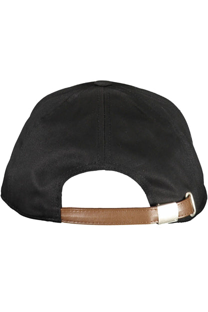 Black Cotton Men Cap - The Luxe Alliance