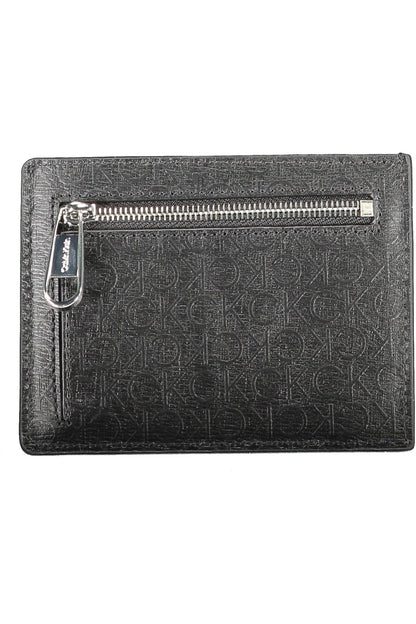  - Black Polyester Men Wallet