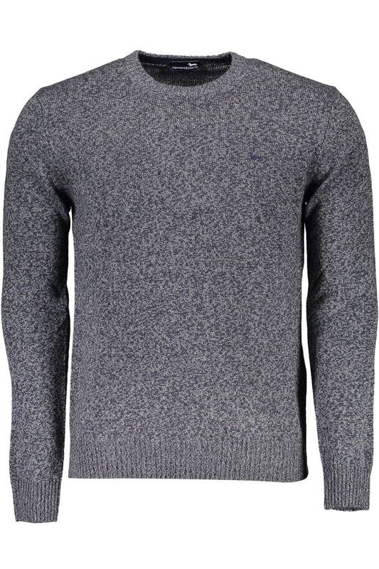 Blue Wool Men Sweater - The Luxe Alliance