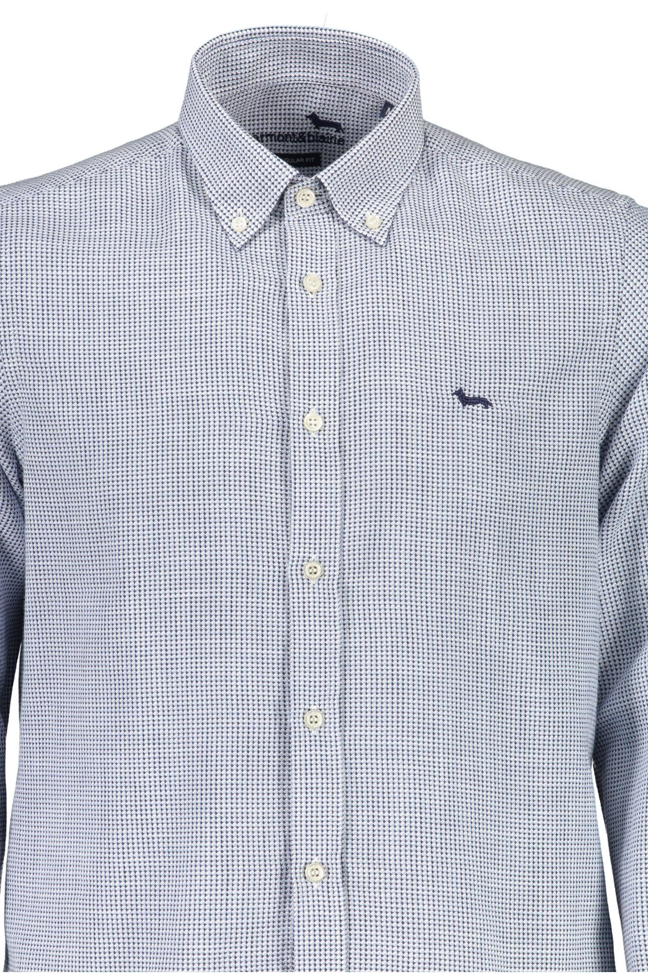  - Elegant Light Blue Cotton Shirt for Men