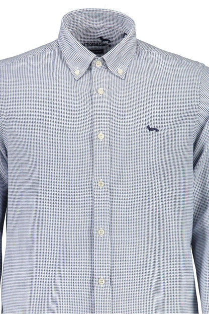  - Elegant Light Blue Cotton Shirt for Men