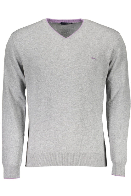  - Gray Wool Men Sweater