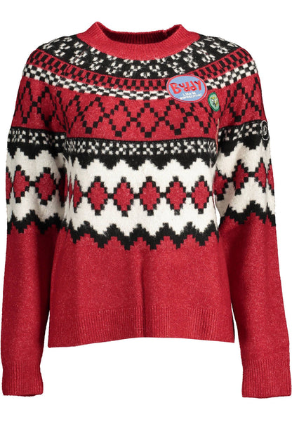  - Red Polyester Women Sweater