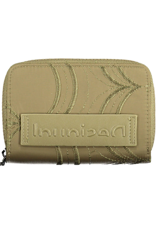 Green Polyester Women Wallet - The Luxe Alliance