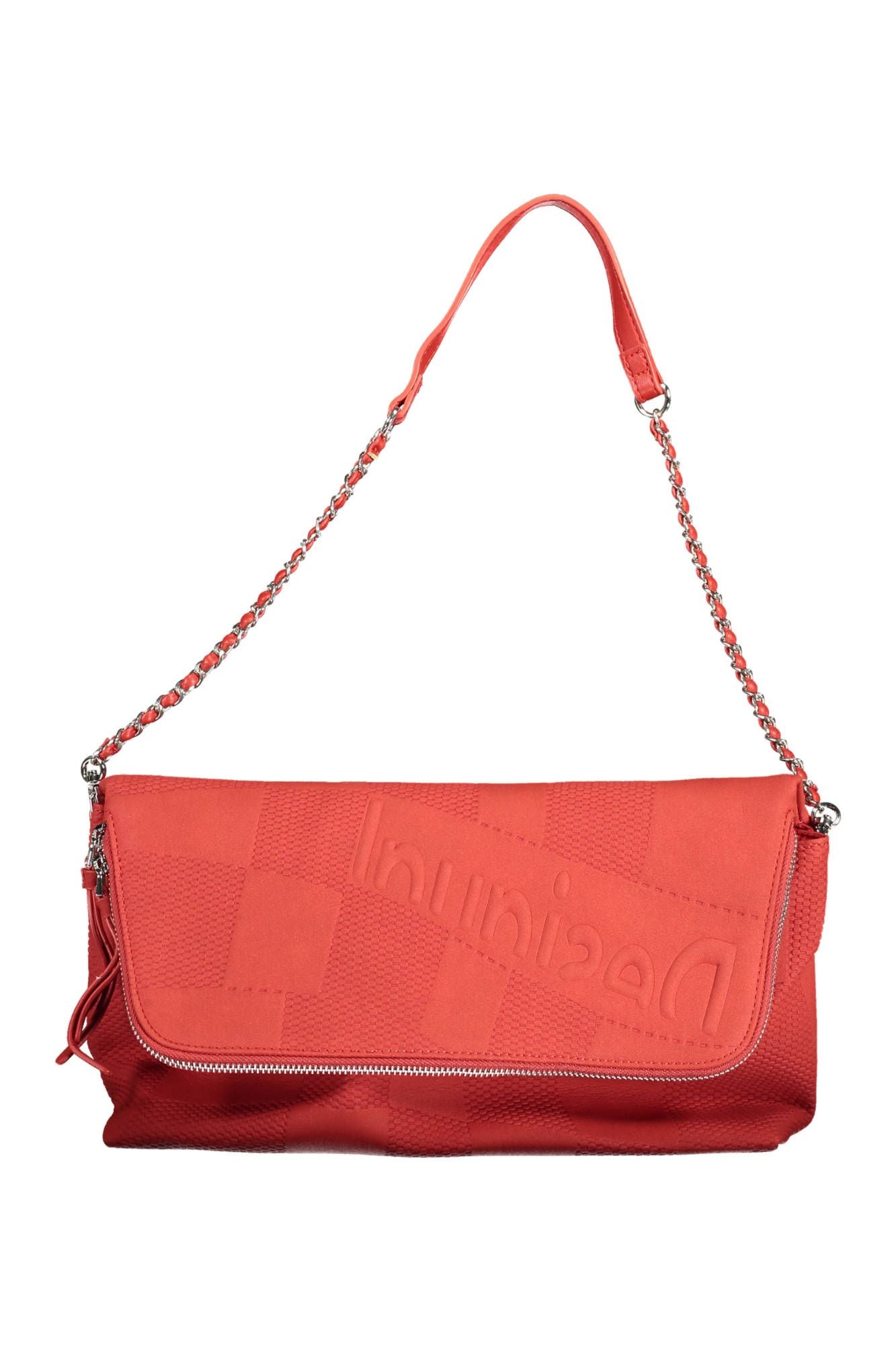  - Red Polyethylene Women Handbag