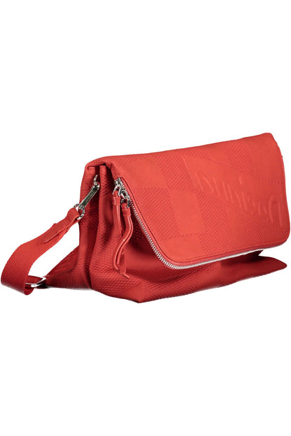  - Red Polyethylene Women Handbag