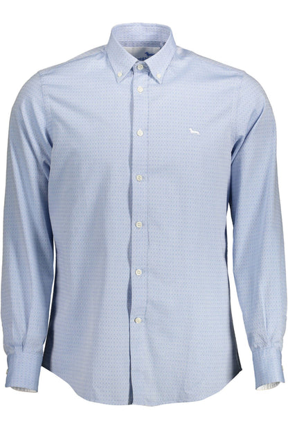  - Light Blue Cotton Regular Fit Shirt