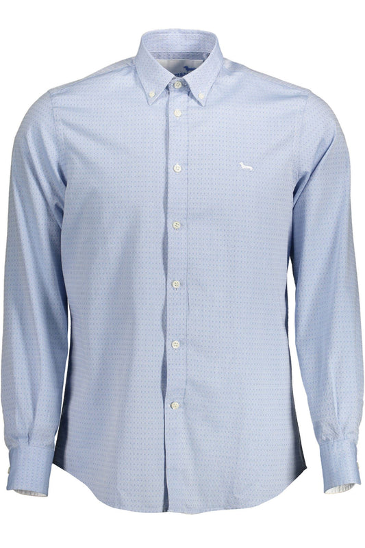  - Light Blue Cotton Regular Fit Shirt