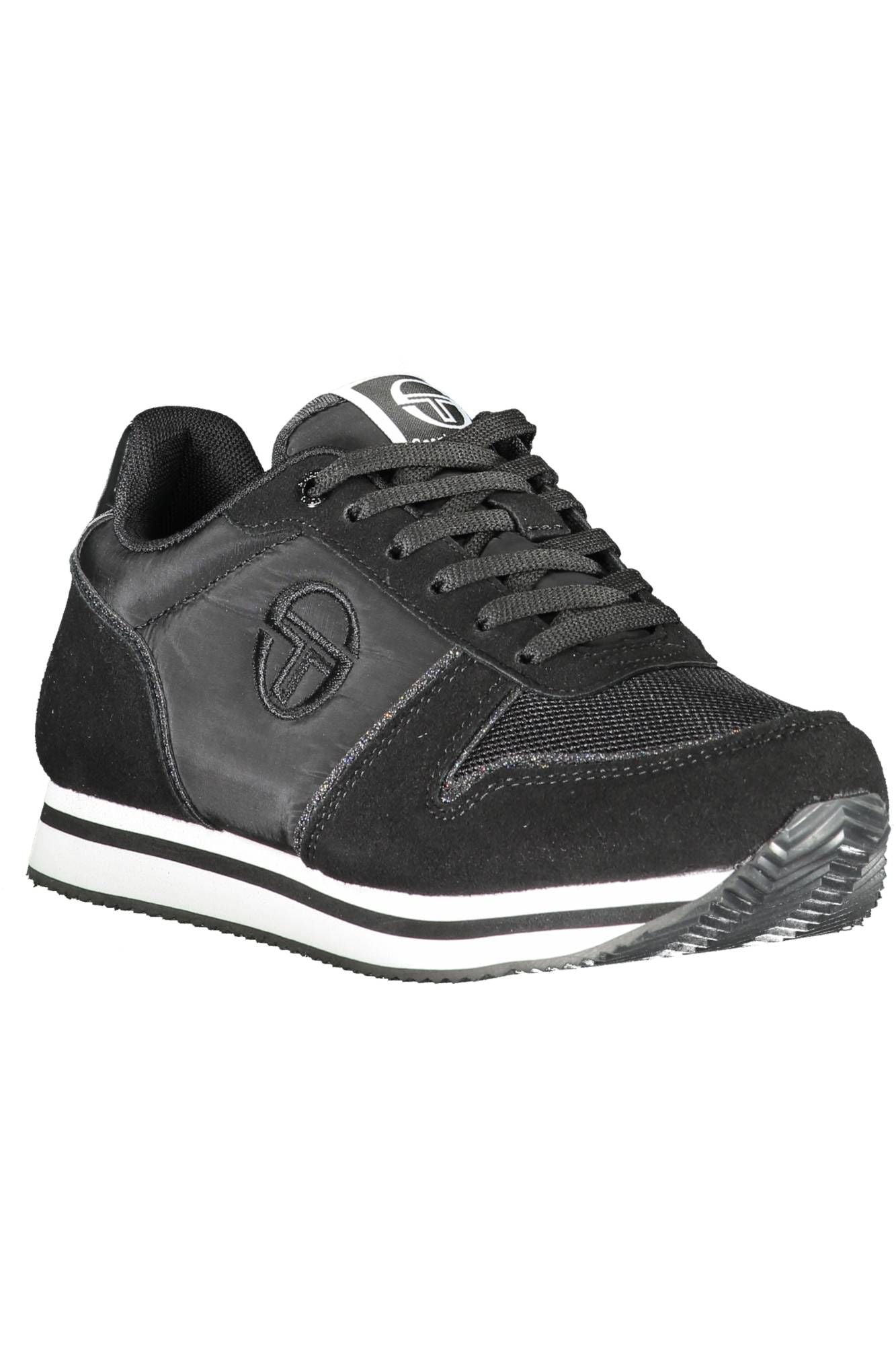 Black Polyester Women Sneaker - The Luxe Alliance