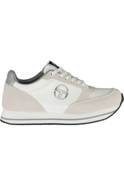  - White Polyester Women Sneaker